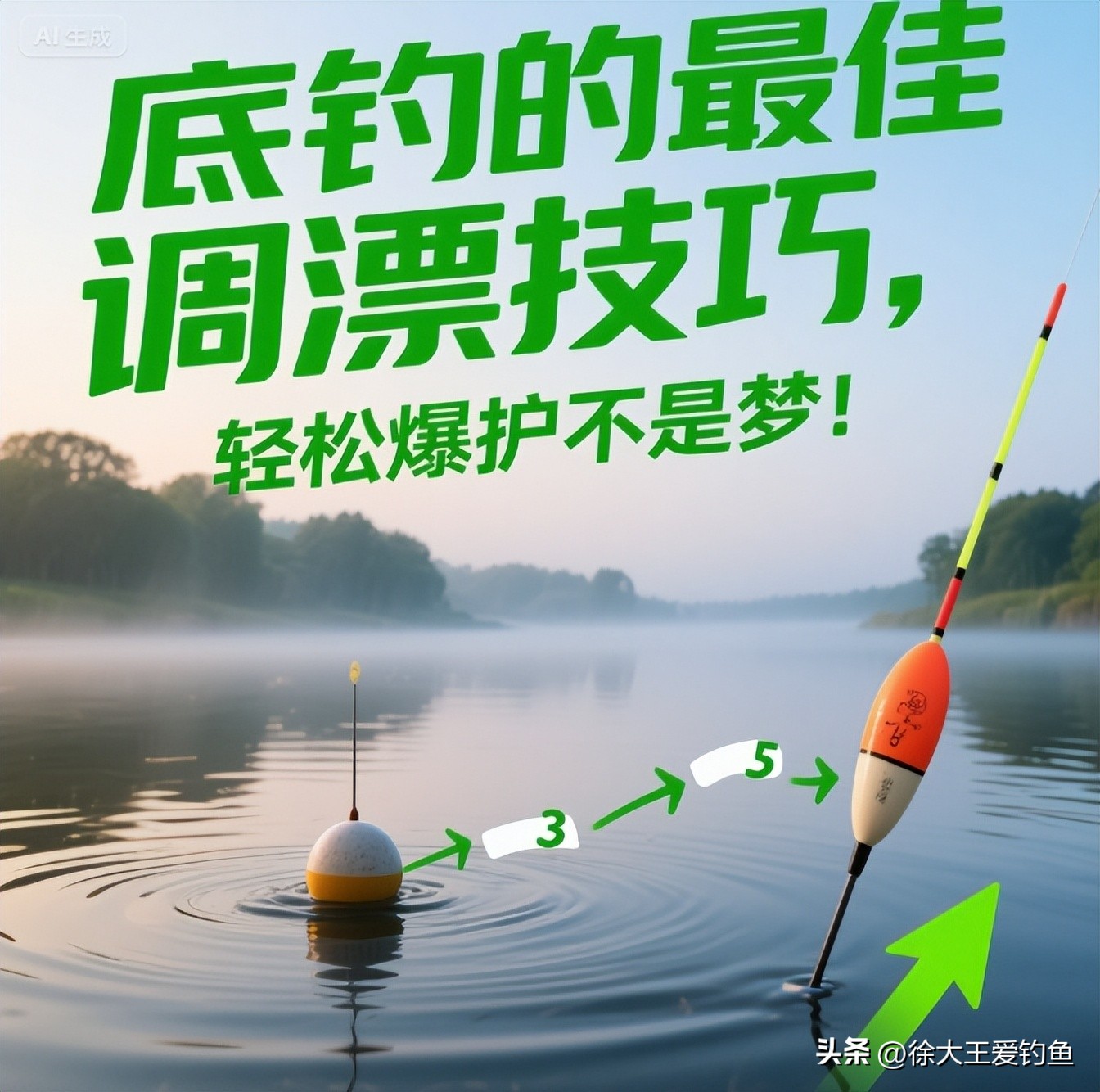 调四钓二实战方法_用红虫钓鱼怎么调漂_底钓调漂技巧