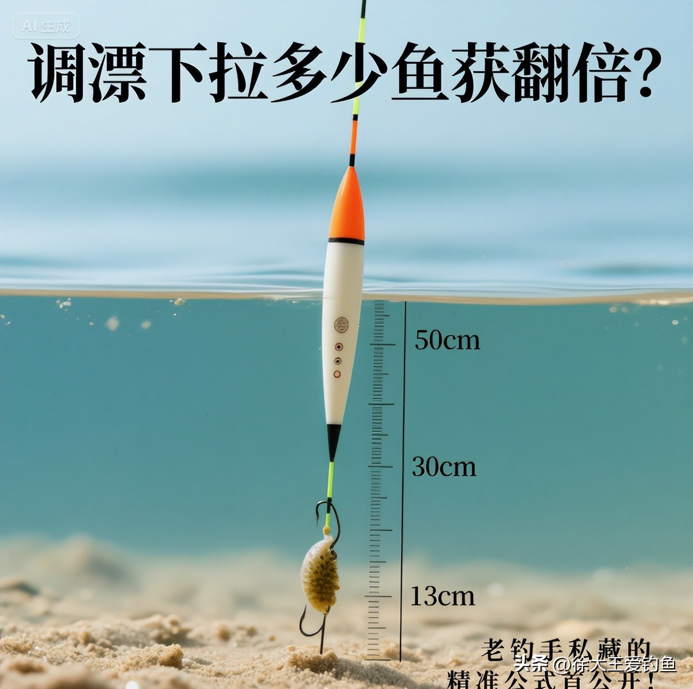 用红虫钓鱼怎么调漂_水深鱼口饵料定下拉_调漂下拉距离公式