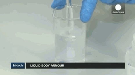 非牛顿流体生活应用_防弹衣非牛顿流体_凯夫拉纤维非牛顿流体